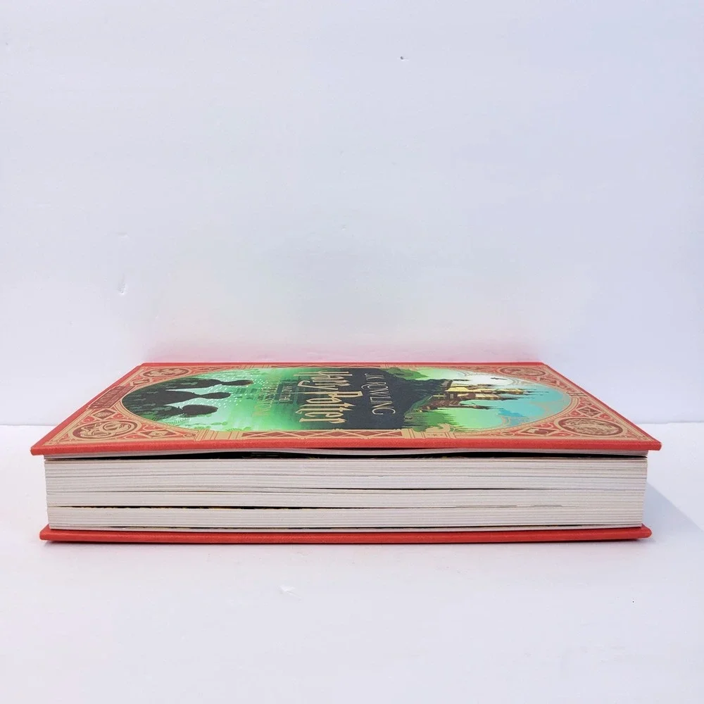 Harry Potter Sorcerer's Stone Minalima Edition Red Hardcover Book Scholastic